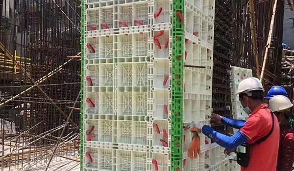 Plastic Formwork in Construction